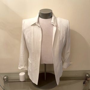 White business casual jacket.